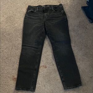 Old Navy Women's Straight Leg Black Jeans